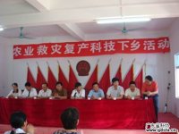 惠东县科协组织灾后复产科技下乡活动