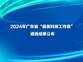 2024年广东省“最美科技工作者”遴选结果公布