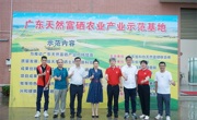 省地质学会在湛江吴川市进行我省第三个天然富硒农业产业示范基地的揭牌仪式