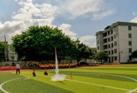2023年广州番禺职业技术学院智能制造学院智能机器人与无人机科普基地创新成果普及系列活动走进清远连州市东陂镇西溪中心学校