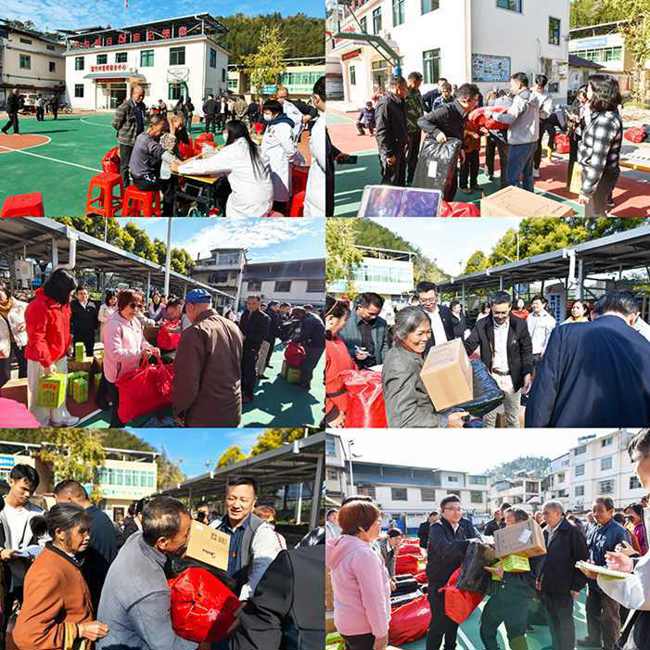 义诊与捐赠现场