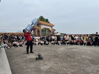 云浮市郁南县科普大篷车助力东坝镇初级中学校园科技节活动