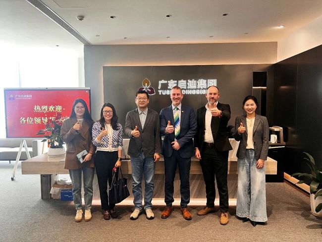 （新闻稿图片）海智SHEN行动｜英国国家科研与创新署代表团到访市科协海智工作站 (1)