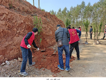 韶关市浈江区科协开展“厚植绿意 共建绿美”植树主题党日活动
