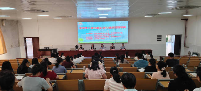云浮罗定市科协联合开展小学生心理健康科普专题培训